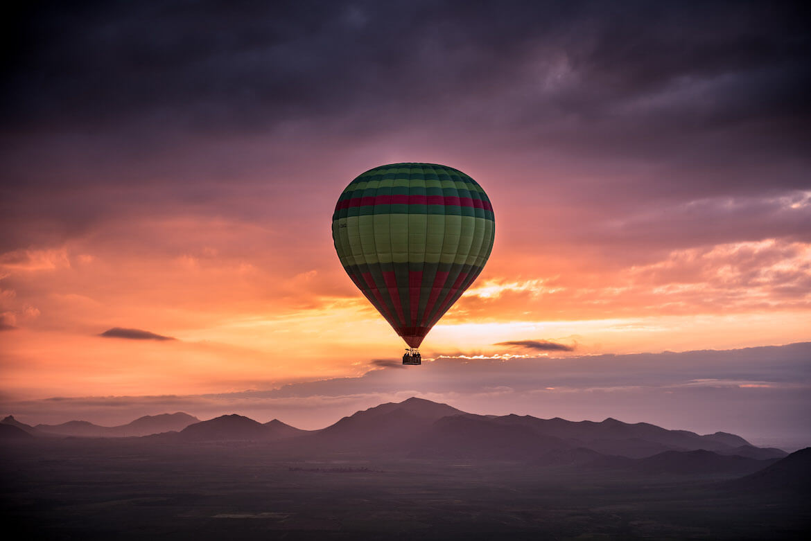 Half Day Sunrise Hot Air Balloon Flight Marrakech