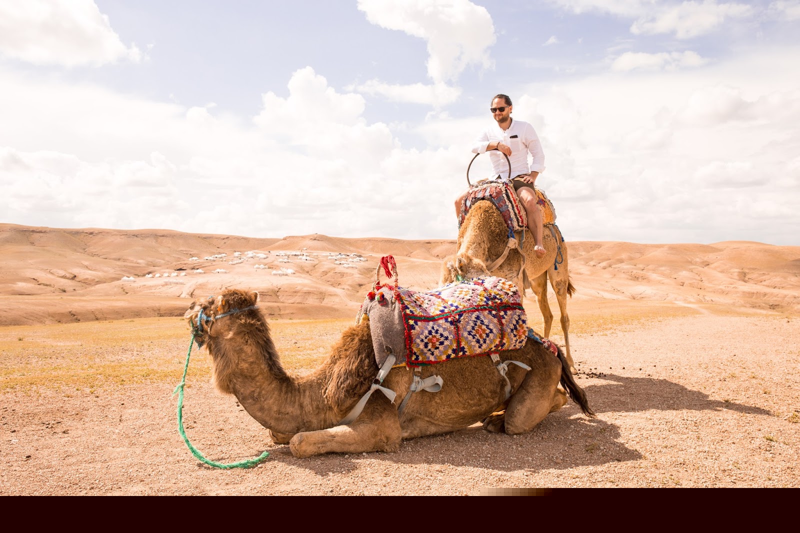 Half Day Sunset Camel Ride with Dinner in Agafay Desert